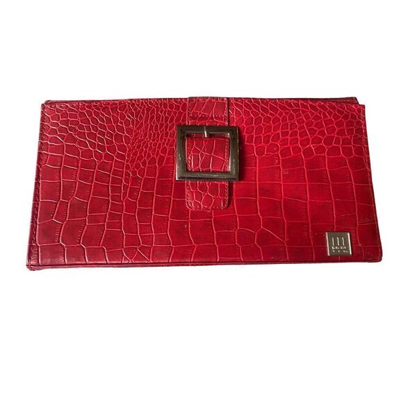 Miche Leila Red Crocodile Cover Silver Accents - Picture 2 of 7